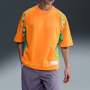 Eco-Friendly Recycled 2 Pieces Summer Patchwork Quick Dry <b>T</b> Shirts Shorts Set Manufacturer Sporty Running <b>Track</b> Jogger Suit Men - Product Image 3