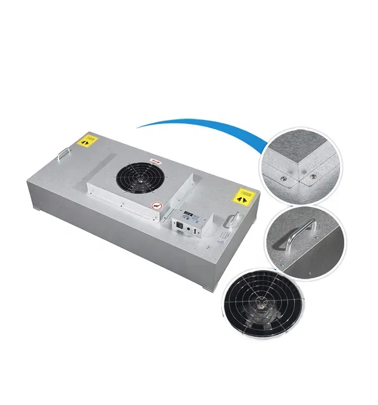 Ce Automatische Controle Laminaire Luchtstroom Ffu Paddestoel Ffu, Hepa Filter Met Ventilator Of Motor/Ventilator Filter Eenheid Ffu Met Hoge Efficiëntie