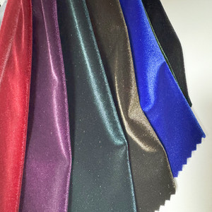 KS Coréen 95% Polyester 5% Spandex Chaîne Tricoté Velours Robe Tissu Stretch pour Dames Vêtements Chaussures Maison Textiles Rembourrage - Product Image 5