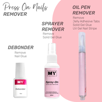 MyBeautyNails OEM Marque Privée Vaporisateur Liquide Dissolvant Gel Solide Colle Gel UV Gel à Ongles à Coller Dissolvant Sans Acétone Ongles