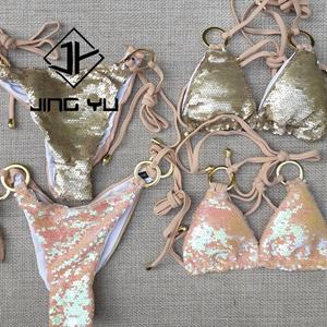 Traje de Baño Hawaiano de Alta Calidad, Satinado, de Poliéster Reciclado de Alta Calidad - Product Image 4