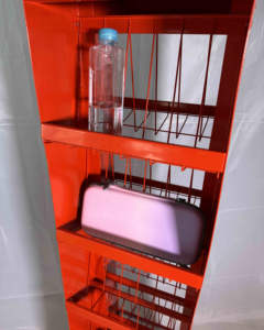 Présentoir de supermarché en métal rotatif mobile Support de <span class=keywords><strong>CD</strong></span> en acrylique pour magasin de détail Carte postale Étagères de présentation de bouteilles d'eau - Product Image 3