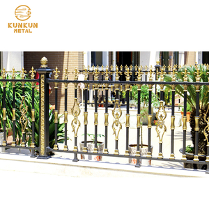 Modern Red Aluminium Garden Fence Panels Outdoor Privacy Railing for Villas <strong>Borders</strong> Manufactured Garden Fence Trellis <strong>Gates</strong> - Product Image 5