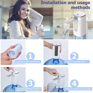 <b>Water</b> Bottle Dispenser Universal Foldable Automatic <b>Water</b> Bottle <b>Pump</b> with Display Portable <b>Electric</b> Drinking <b>Water</b> <b>Pump</b> - Product Image 5