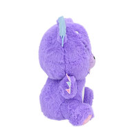 Bas quantité minimale de commande violet mignon personnalisable en peluche Anime assis ours mignon haute qualité broderie jouets en peluche Clones d'animaux de compagnie