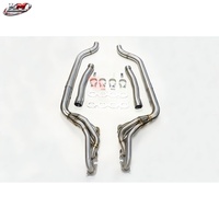Colector de escape cepillado con soldaduras doradas para Mercedes-Benz C63 AMG 2008+