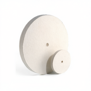 Discos de Pulido de Fieltro Fervi, Grano Medio, para Metal, Madera y Plástico - Product Image 2