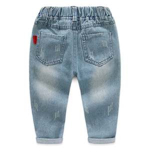 Vêtements pour garçons, enfants, adolescents, jeans pour enfants, usines de Londres, pantalons de marque avec trous, provenant d'une boutique en ligne en Chine - Product Image 1