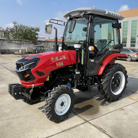 Tracteur agricole miniature 4x4 de 25 à 100 CV avec chargeur et pelle arrière