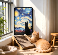 Griffoir pour chat en sisal personnalisable et réglable, à fixer au mur, vertical, résistant à la déchirure, sans perte de fibres, jouet sûr pour animaux de compagnie