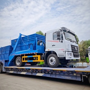 Camion compacteur à bras oscillant Shacman avec transmission manuelle et pompe pour la collecte des déchets - Product Image 1