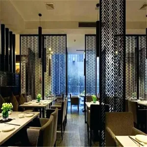 Banquet hall interior decoration hotel room dividers stainless steel made hall divider partition