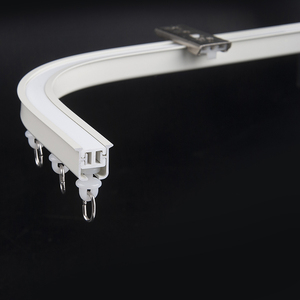 Iksun Manufacturer Hotel Hospital Metal Ceiling Mount Double Curtain Rail Flexible Bendable Curtain Track Aluminium - Product Image 4