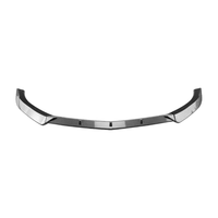 Lèvre avant en ABS noir brillant et motif carbone, spoiler avant adapté à Mercedes-Benz GLC63 X253 2016-2019