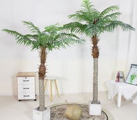 Hochwertiger Realistischer Grüner Künstlicher Baum 350cm Hoch Künstliche Areca-Palme Betelpalme mit Topf