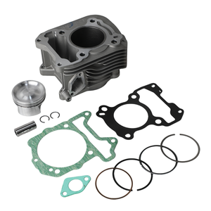 Kit Blocco Cilindro Moto con Pistone, Fasce Elastiche e Guarnizioni 57.5mm per <span class=keywords><strong>Vespa</strong></span> Sprint Primavera S 150 <span class=keywords><strong>LX</strong></span> LXV150 4T 827041 487183 Accessori - Product Image 1