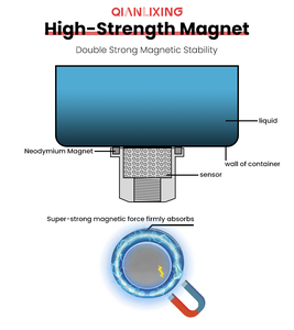 חיישן מפלס דלק אולטרסאונד ללא מגע מד מפלס נוזלים משדר מפלס אולטרסאונד תעשייתי לטיפול במים - Product Image 5