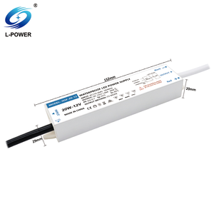 TUV IP67 Controlador LED Delgado a prueba de agua 12V 24V DC 20W 30W 60W 100W 150W 200W Fuente de alimentación para tiras de luces 36 meses de garantía - Product Image 2