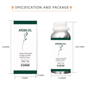 Shangri-Aroma 100% puro para Hotel, aceite esencial personalizado, fragancia de Perfume de larga duración, 500ml para difusor