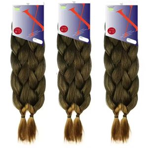 BELEZA TZ trecce africano alto morbido dritto Pre-stirato <span class=keywords><strong>capelli</strong></span> singoli trama sintetica Jumbo Crochet all'ingrosso - Product Image 6