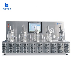 Laboao Mini <span class=keywords><strong>bioreactor</strong></span> giá nhiều song song tiệt trùng lên men Hệ thống kính <span class=keywords><strong>bioreactor</strong></span> - Product Image 5