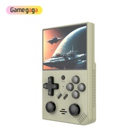 Console de jeu vidéo portable rétro Gamegaga R35 PLUS, système Linux, écran IPS de 3,5 pouces, résolution 640x480, mémoire 64 Go, jeux R36S