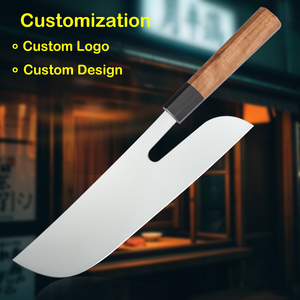 Menkiri 10.5 inch Mian loạt nhà bếp nấu ăn dao dao cạo sắc nét Châu Á thép mì dao 10cr15mov kim loại - Product Image 6