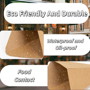Chips personalizados embalaje alimentos chips conos waffle cono crepe caja de patatas fritas cajas cono de papel con salsa taza Churros soporte de mano - Product Image 3