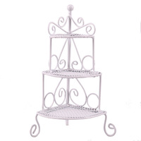 Étagère triangulaire en fer miniature pour jouets alimentaires, modèle miniature 1:12, jouet pour maison de poupée