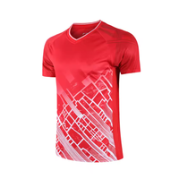 Jersey olahraga unik, kaus Badminton tim Pro tenis sublimasi, Jersey latihan cepat kering bernapas