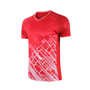 Maillot de Sport Unique Personnalisé Pro Team Tennis Tshirt Sublimation Séchage Rapide Entraînement Respirant Badminton Jersey - Product Image 6