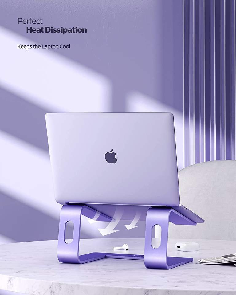 Ergonomic Detachable Aluminum Laptop Stand Riser - Image 4