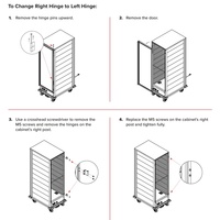 Équipement de restauration, armoire de maintien au chaud à double température, cuve de fermentation, chariot de restauration, conteneur isolé pour préserver l'humidité