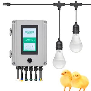 Éclairage de ferme avicole pour poulets de chair Équipement de ferme pour poulets de chair Ampoule pour animaux à intensité variable sans scintillement Lumière LED pour volaille