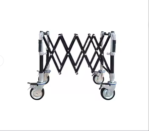 Chariot funéraire en argent pour cercueils, en alliage d'aluminium, support de transport de cercueil, équipement funéraire, civière pour cercueil - Product Image 5