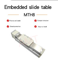 Table de guidage linéaire à vis à billes de haute précision AMT MTH8 en aluminium avec rail de guidage spiralé intégré pour applications CNC