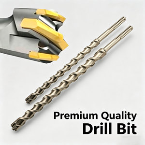 Brocas de Martillo Rotatorio de Alta Calidad Suzuan - Diámetro de 1-1/4 pulgadas, Vástago SDS MAX (18 mm), 570 mm de Longitud <span class=keywords><strong>Total</strong></span>, 1000 mm de Longitud de Trabajo para Perforación - Product Image 1