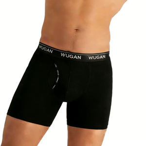 Boxer da <span class=keywords><strong>Uomo</strong></span> in <span class=keywords><strong>Micro</strong></span> Modal con Supporto Atletico, Traspiranti, Ecologici, Antibatterici, Morbidi ed Elastici per Sport - Product Image 3