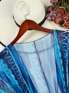 Maillot de bain une pièce personnalisé à imprimé sexy, maillot de bain sarong à manches courtes pour femmes imposantes, maillot de bain à nouer sur le devant, nouvelle collection 2025 - Product Image 3