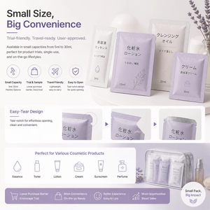Bolsas de Embalaje Cosmético Personalizadas para el Mercado Japonés, Embalaje <span class=keywords><strong>Flexible</strong></span> Impreso a Prueba de Fugas de Alta Calidad - Product Image 2