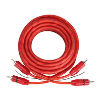 Câble audio RCA JLD AUDIO 2 canaux mâle-mâle en cuivre sans oxygène 99,99 %, 5,2 m, paire torsadée, réduction du bruit, PVC, pour home cinéma