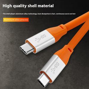 Werks großhandel Multifunktion datenkabel USB C 3.1 Typ C Stecker auf Typ C Stecker 4k 20 Gbit/s 100W Laptop Schnell ladekabel - Product Image 3