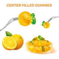 Amos Custom Private Label Assorted Bulk Candy Filled Fruit Gummy Candy Chinese Wholesale Jelly Soft Candy Supplier