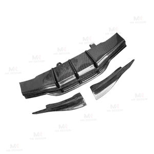 Diffuseur de pare-chocs arrière en fibre de carbone pour Mercedes-Benz Classe <span class=keywords><strong>C</strong></span> W205 C63 Coupé 2015-2018 Kits de carrosserie de diffuseur arrière - Product Image 3