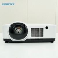 Projecteur laser CAAVITS UST 0.44 6000 lumens WXGA 3LCD à ultra courte focale pour l'éducation et les grands espaces