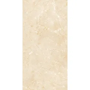 Best-seller Carrelage en marbre émaillé poli 600x1200mm Carrelage en porcelaine blanc pour le salon, le hall de l'hôtel