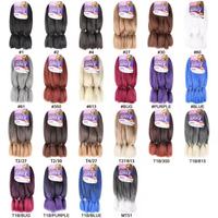 Vente chaude 6X Tresses jumbo au crochet douces avec texture lisse Yaki 24 pouces 400g pour une tête entière Fibre synthétique ignifuge de qualité supérieure