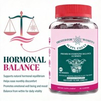 Gummies Équilibre Féminin Marque Blanche 60 unités Véganes Sans Sucre Saveur Ananas pour la Santé Intime Féminine Service OEM ODM