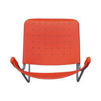 Chaise d'école empilable en plastique pour salle à manger, hôpital ou bureau à domicile
