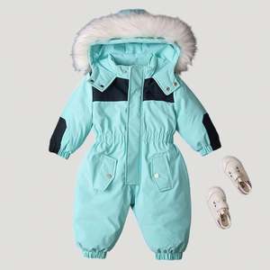Ensembles de Combinaisons de Ski pour Bébé, Salopettes de Neige pour Tout-Petits, Manteau d'Hiver Chaud pour Bébé, Veste à Capuche pour Enfants, Combinaison de Neige pour Nouveau-Né, Pantalon de Ski - Product Image 6